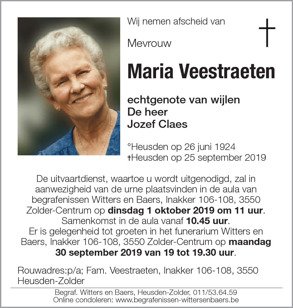 Maria Veestraeten