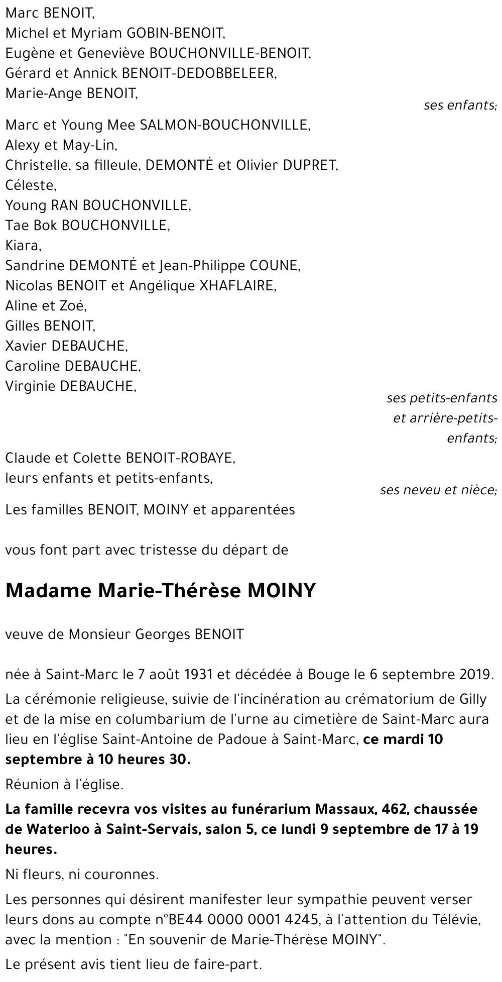 Marie-Thérèse MOINY