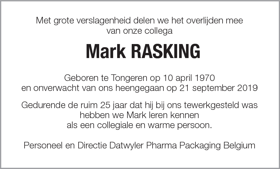 Mark Rasking
