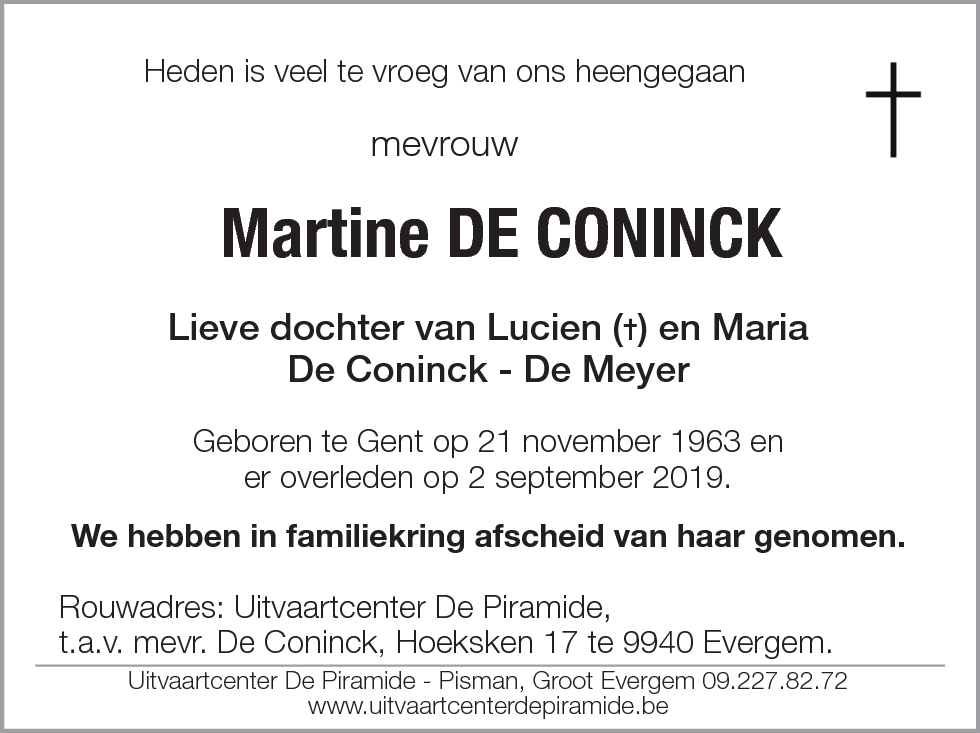Martine De Coninck