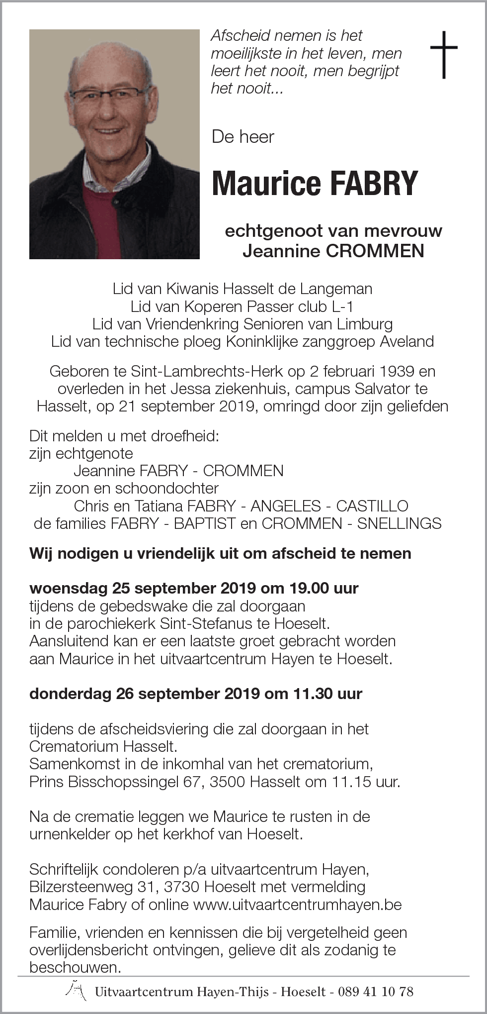 Maurice FABRY