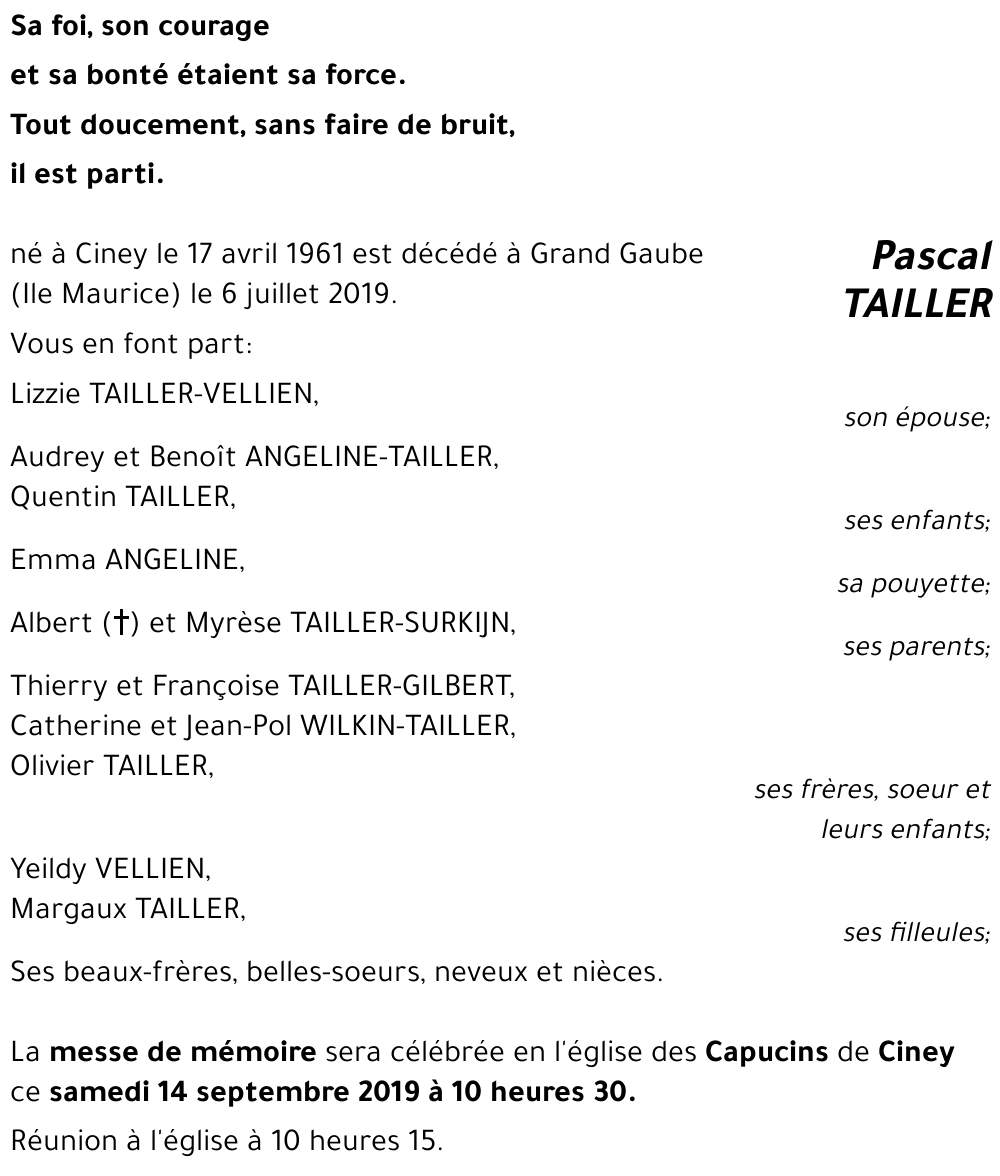 Pascal TAILLER