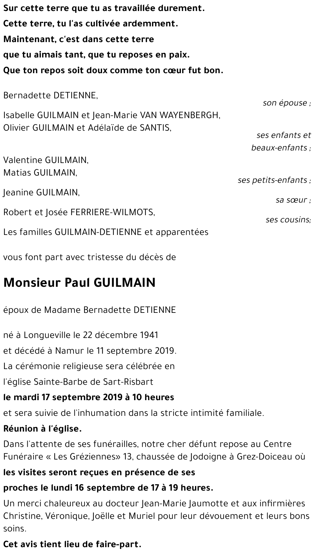 Paul GUILMAIN