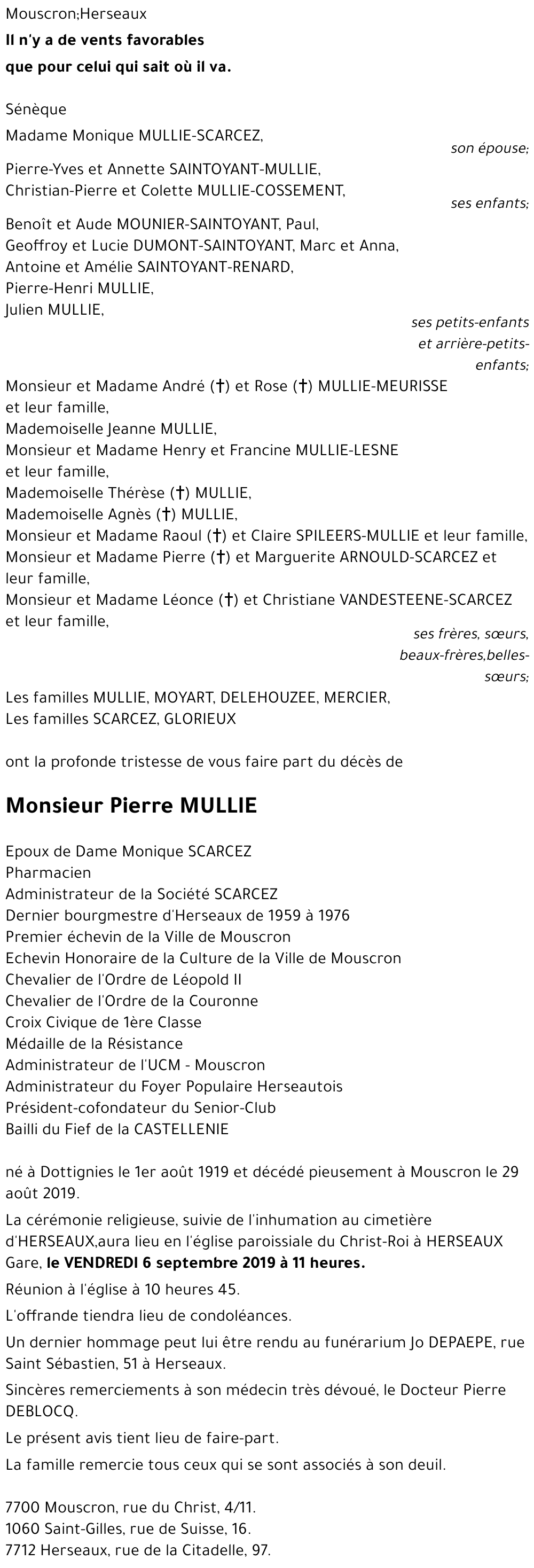 Pierre MULLIE