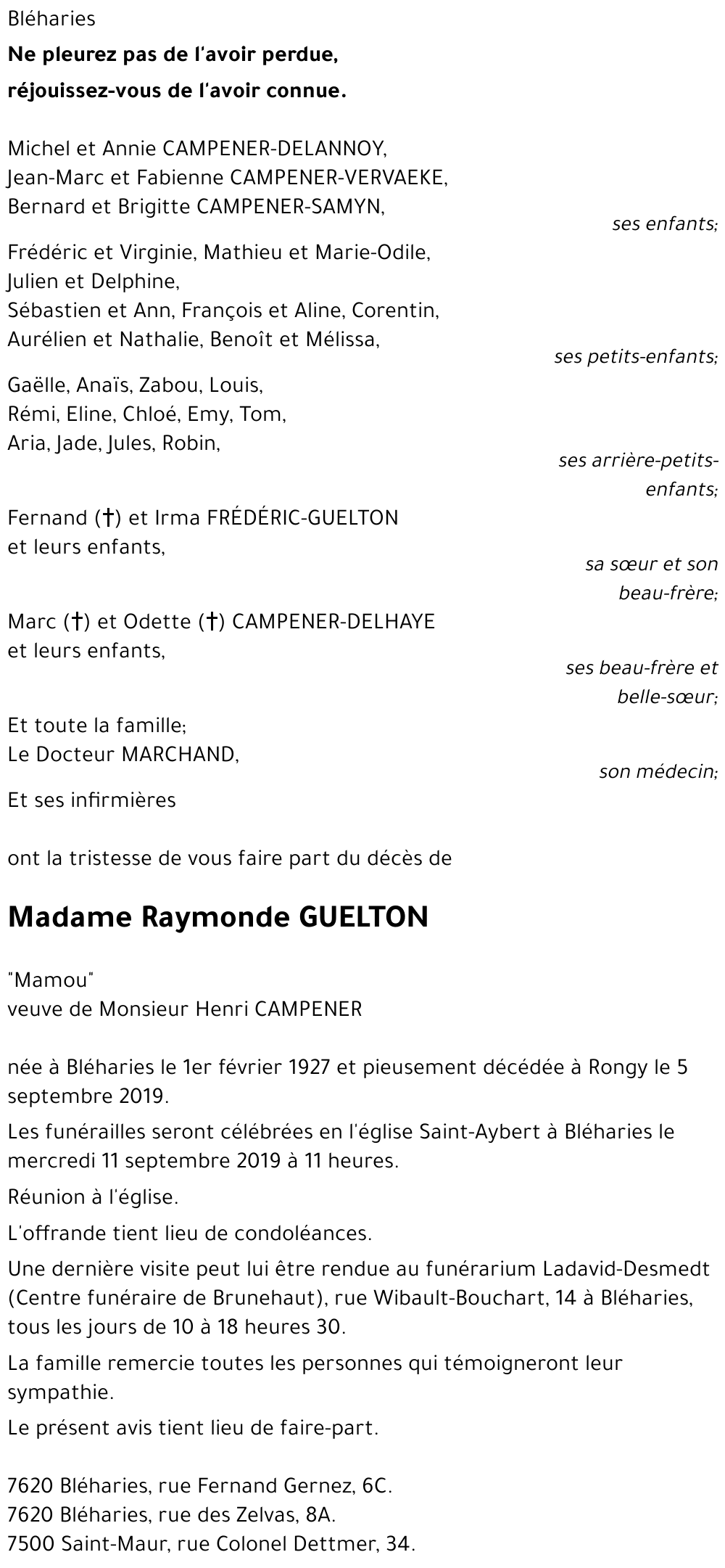 Raymonde GUELTON