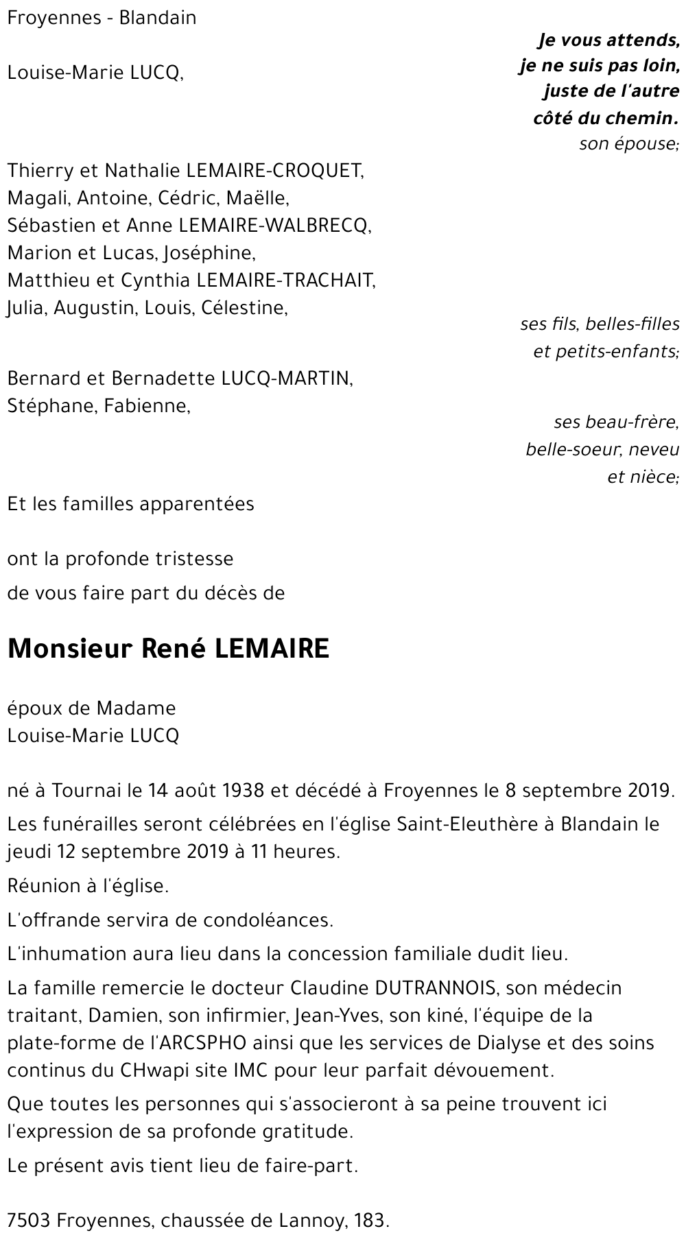 René LEMAIRE