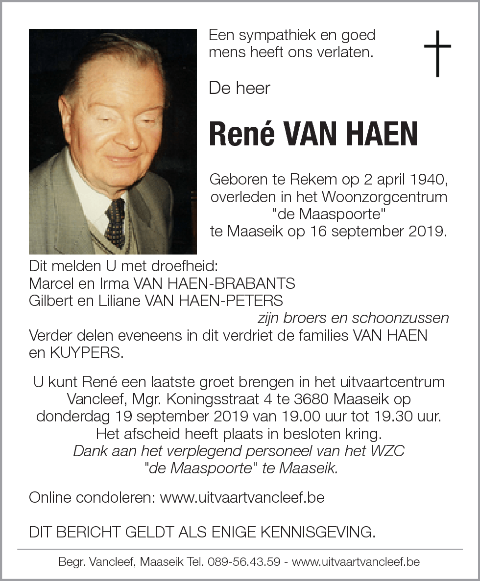 René Van Haen