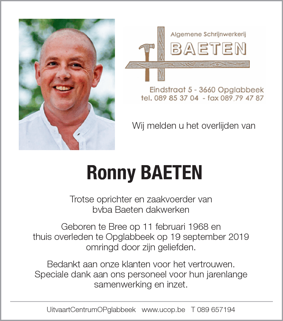 Ronny Baeten
