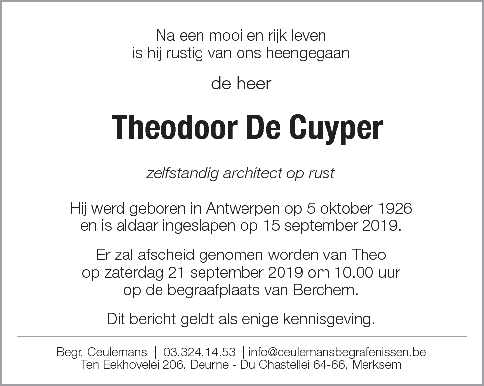 Theodoor De Cuyper