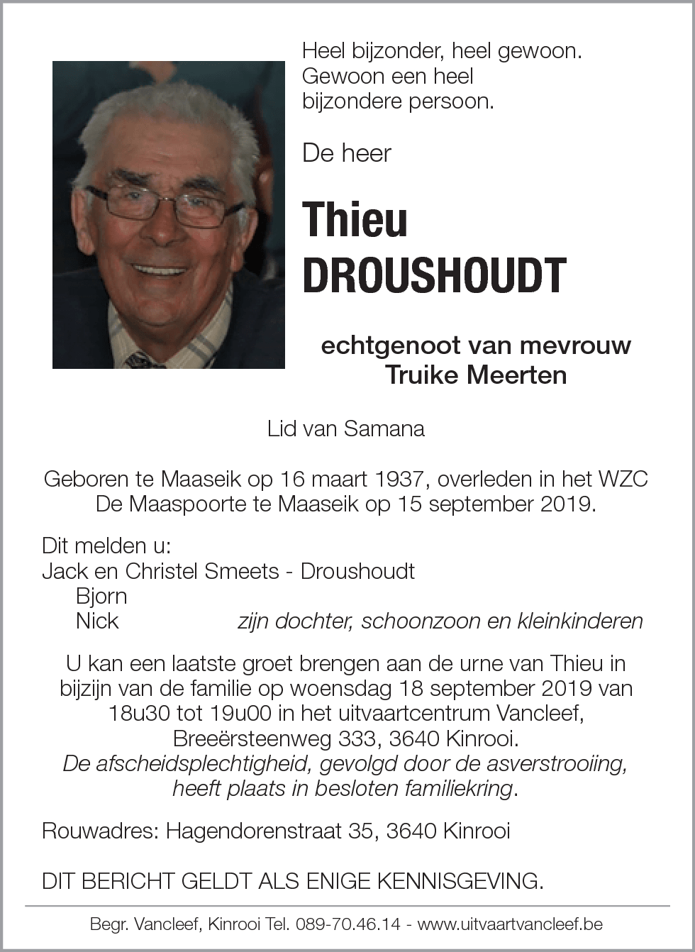 Thieu Droushoudt