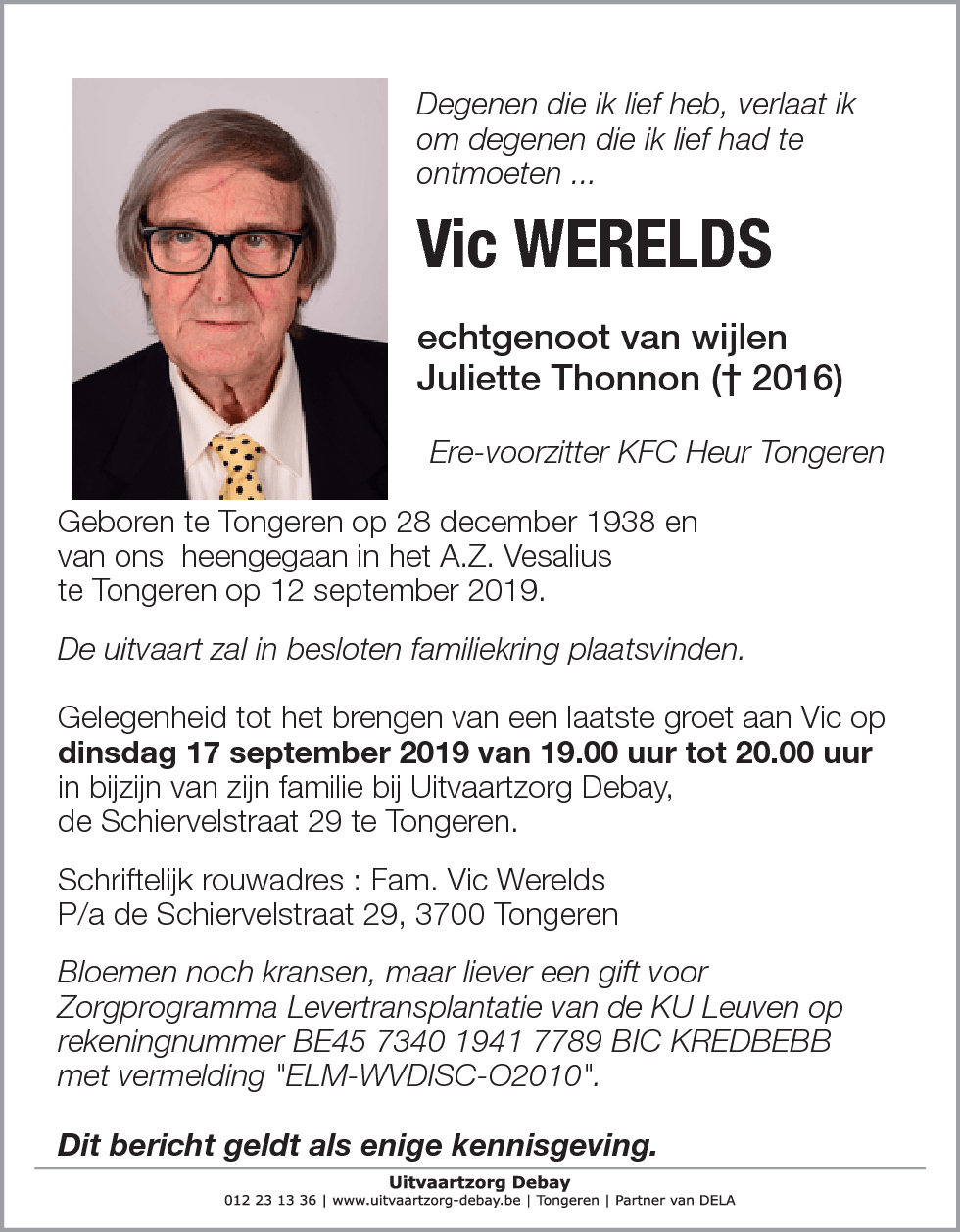 Vic Werelds