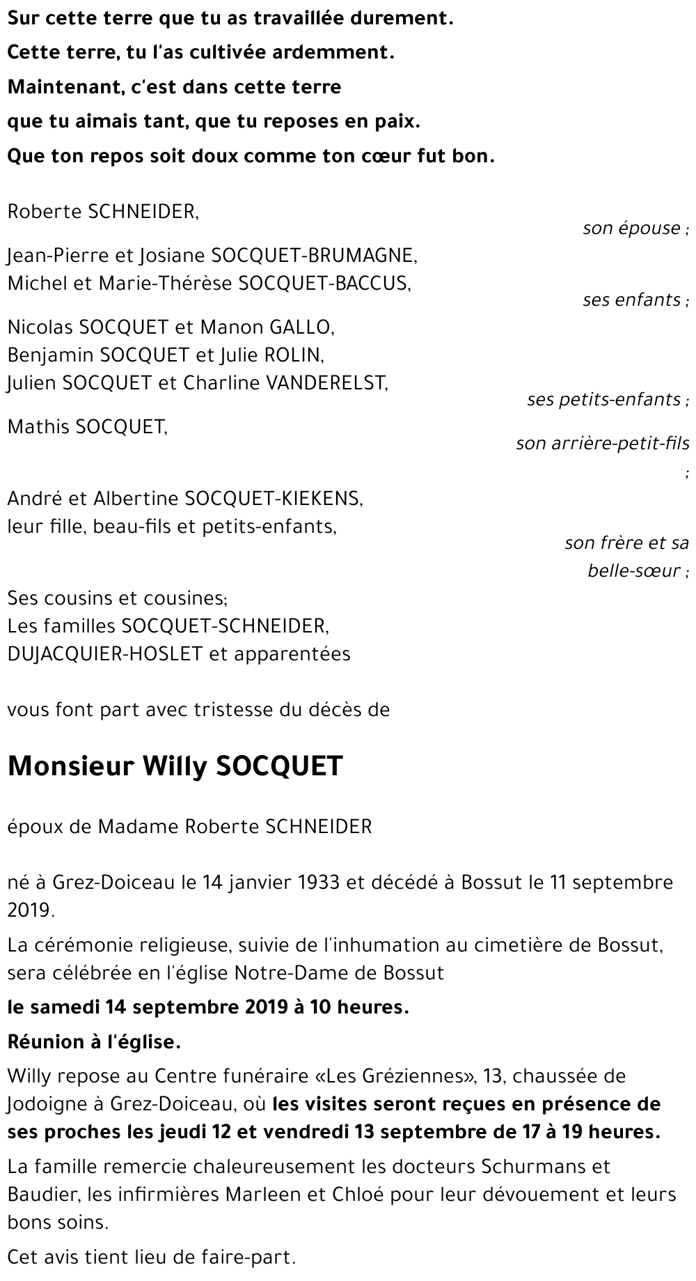 Willy SOCQUET