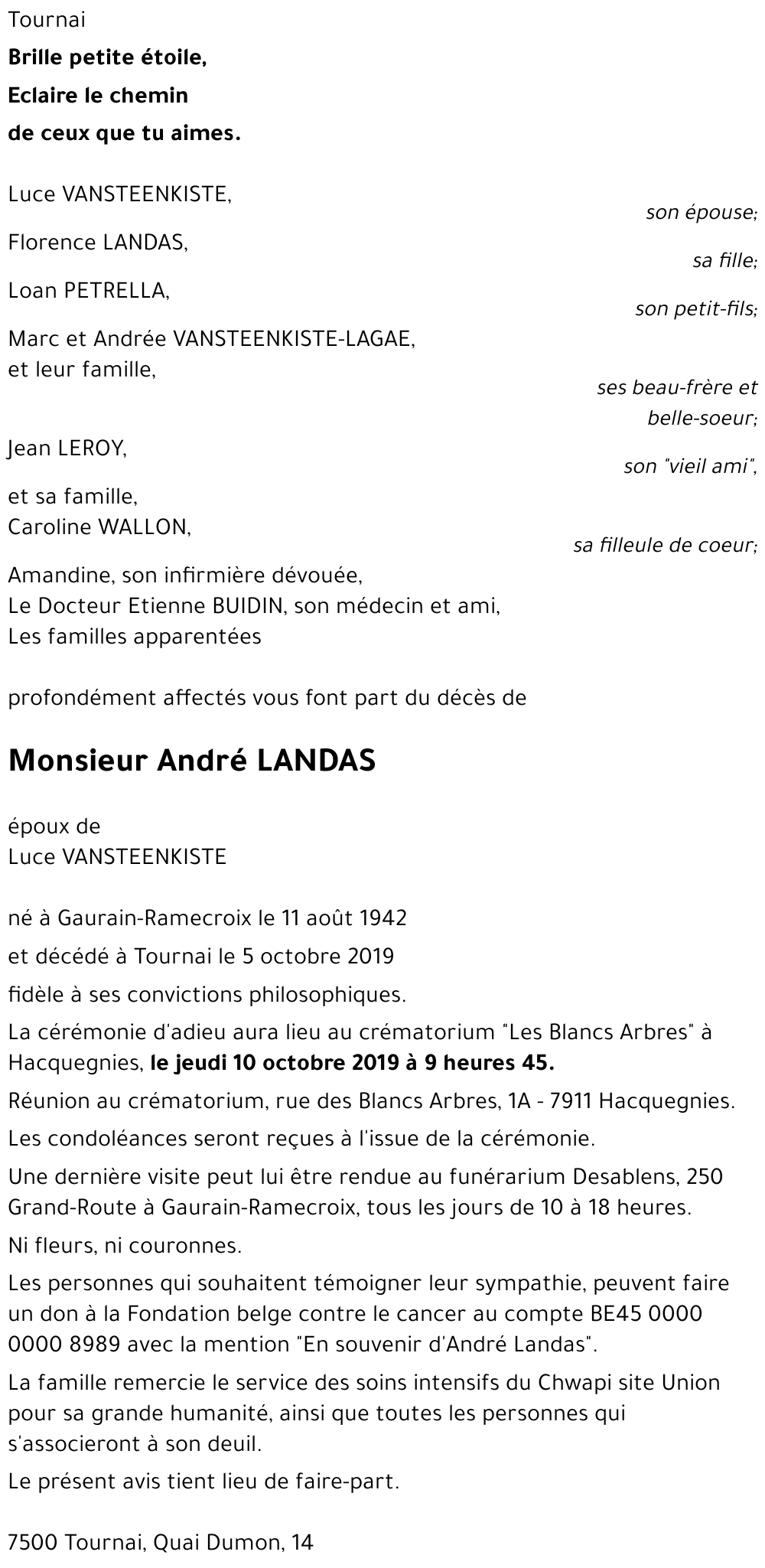 André LANDAS