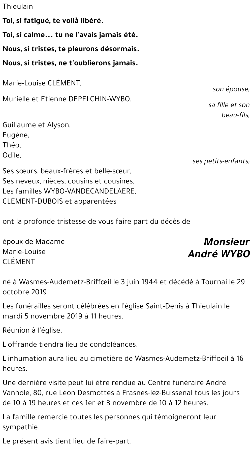 André WYBO