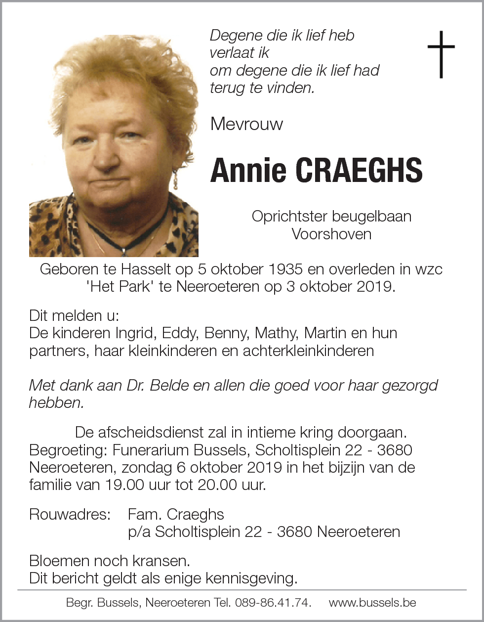Annie CRAEGHS