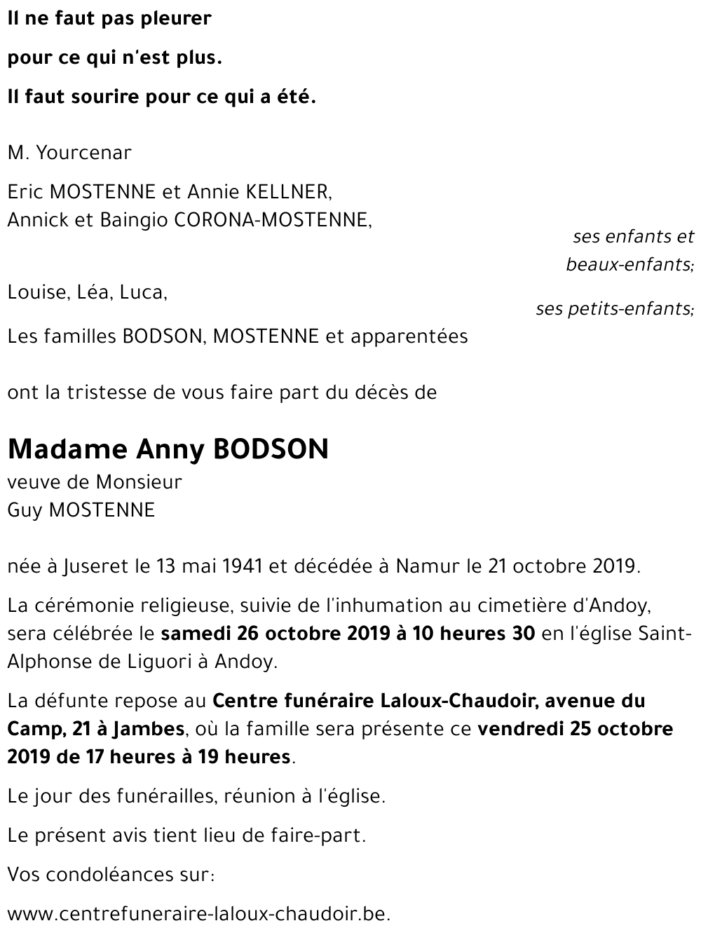 Anny BODSON