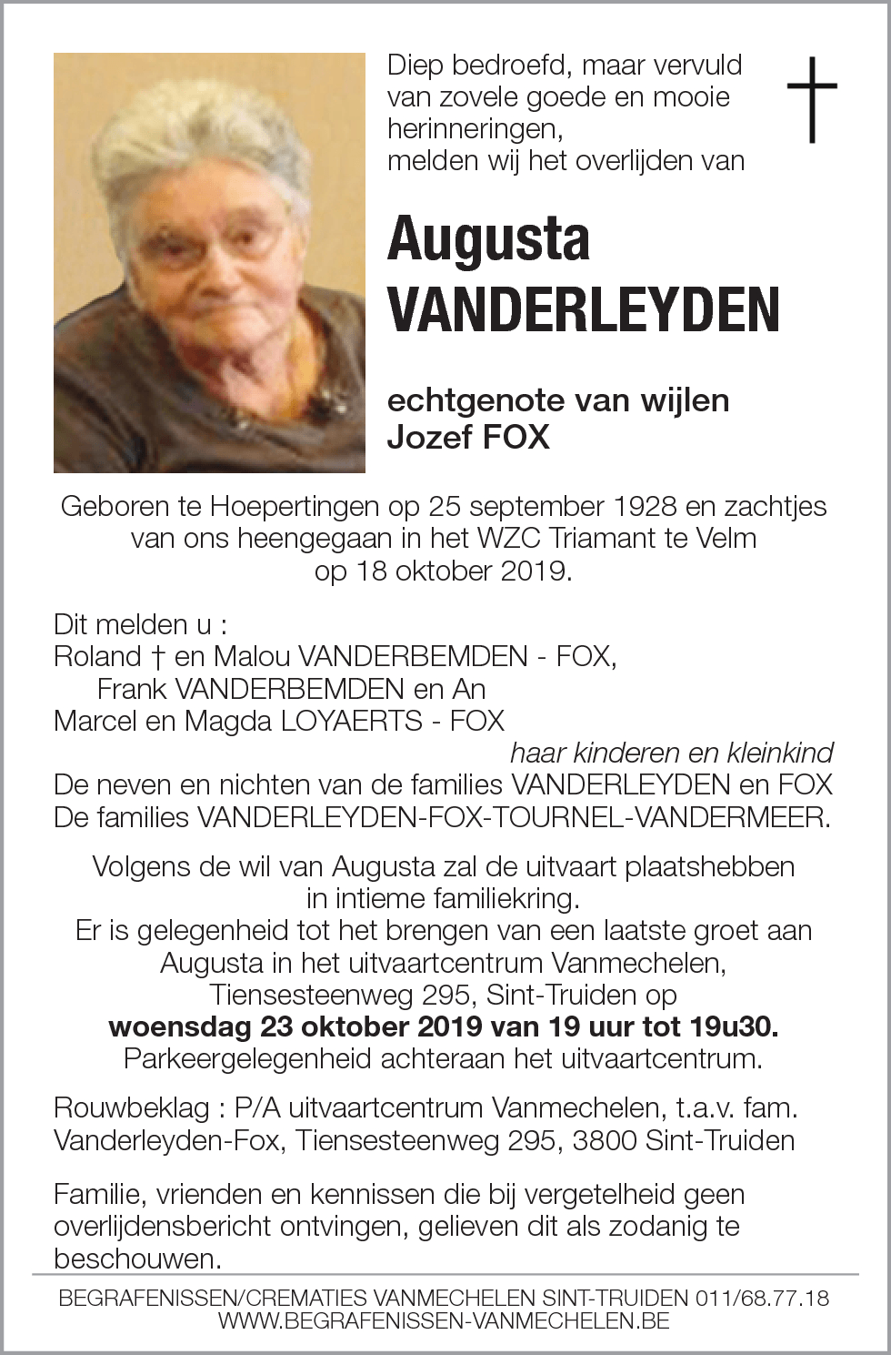 Augusta Vanderleyden