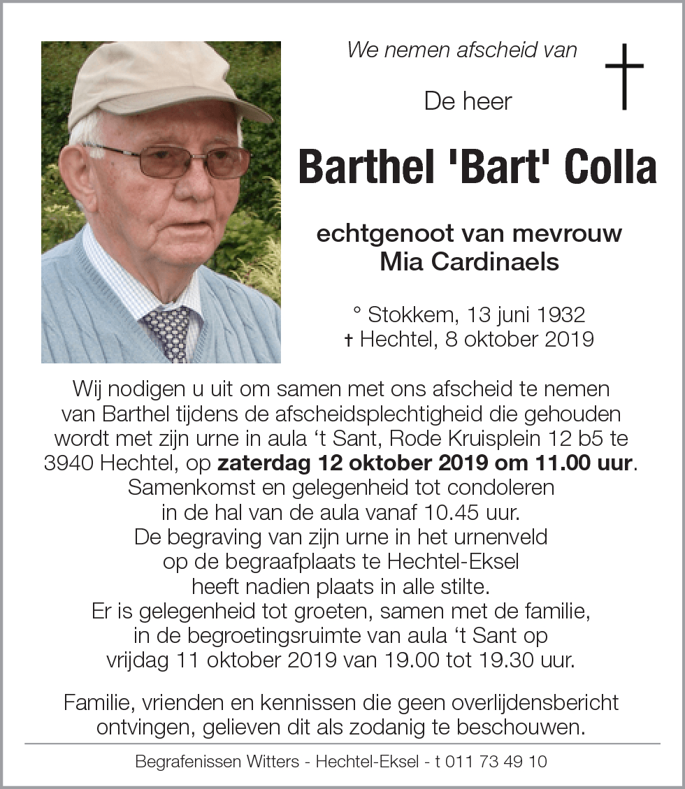 Barthel 'Bart' Colla