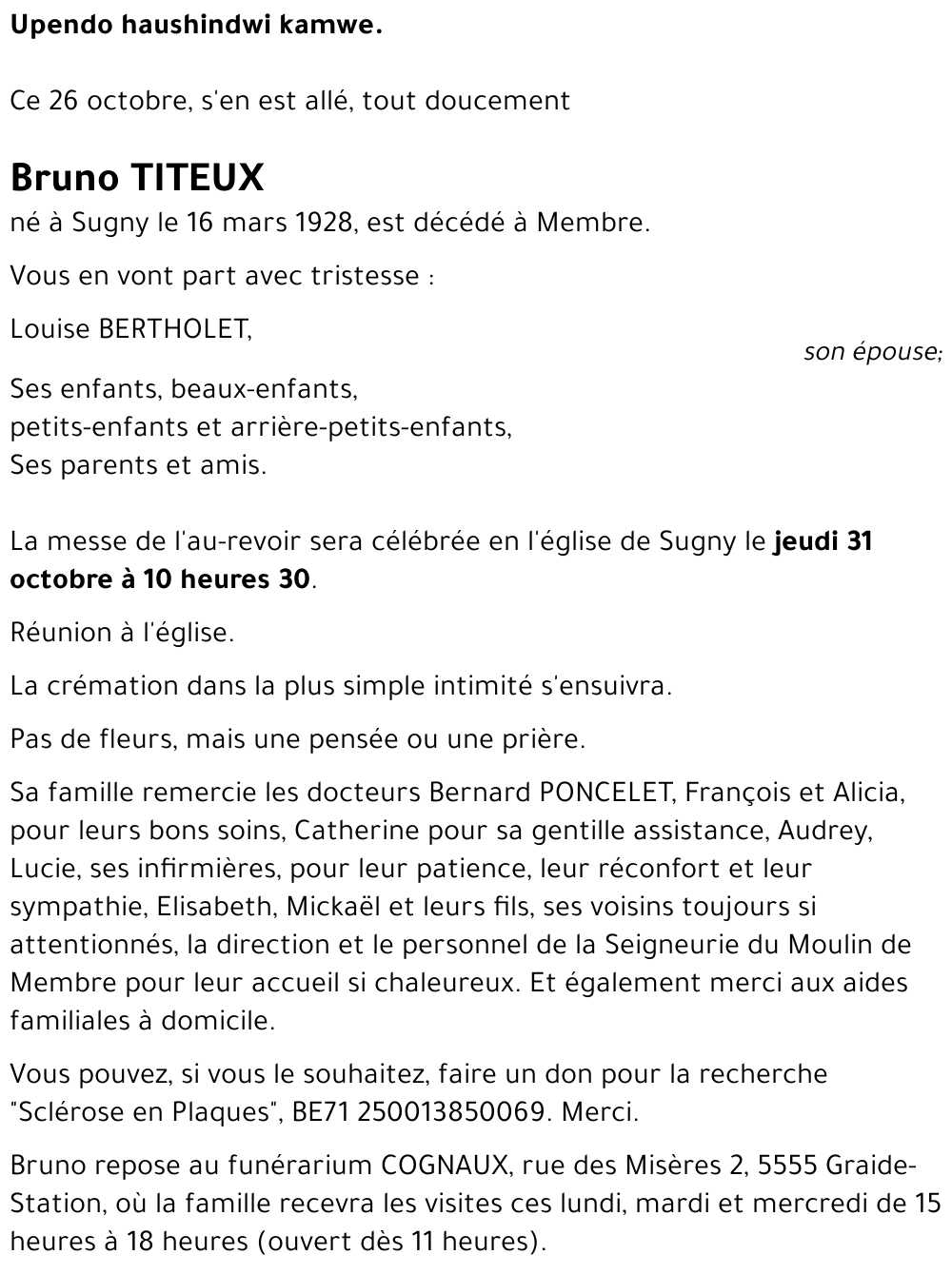 Bruno TITEUX