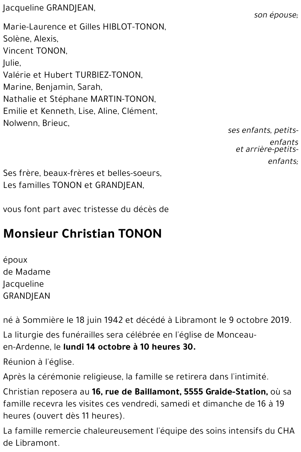 Christian TONON