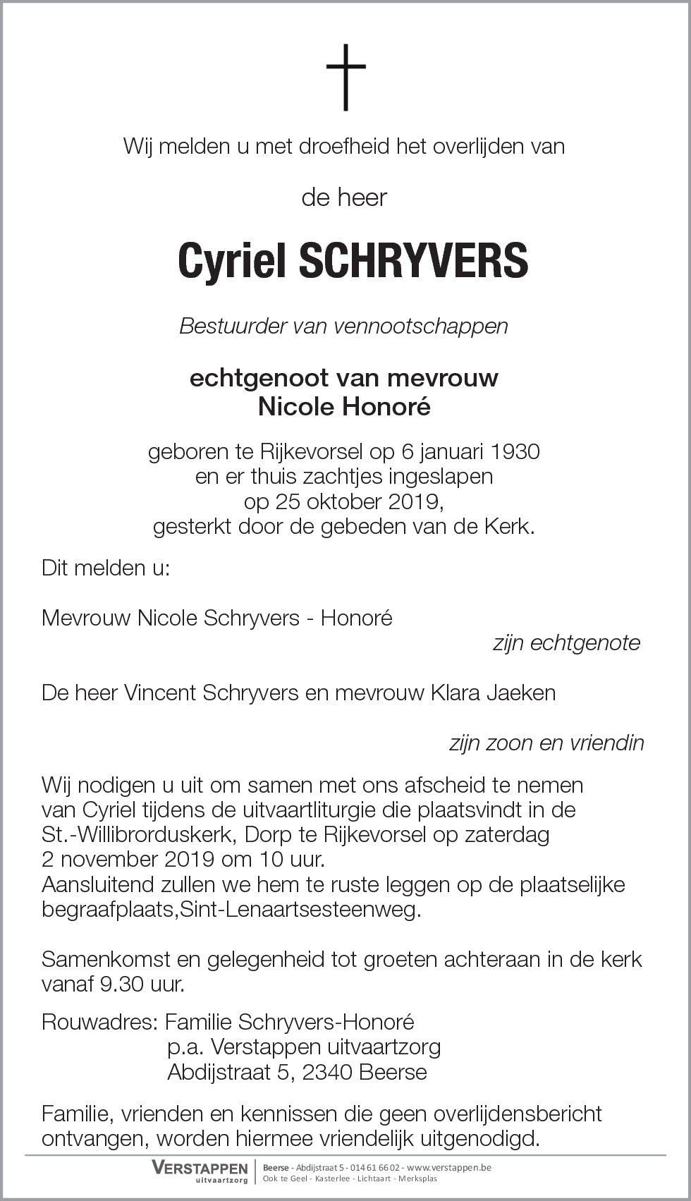Cyriel Schryvers