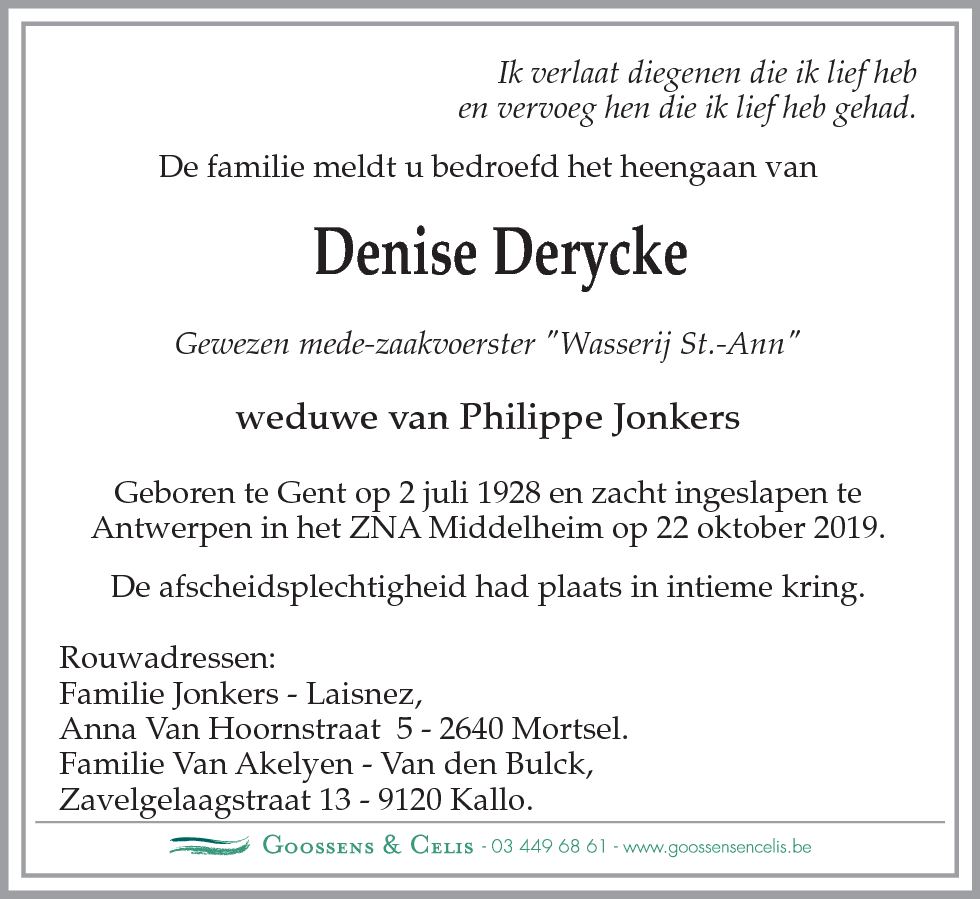 Denise Derycke