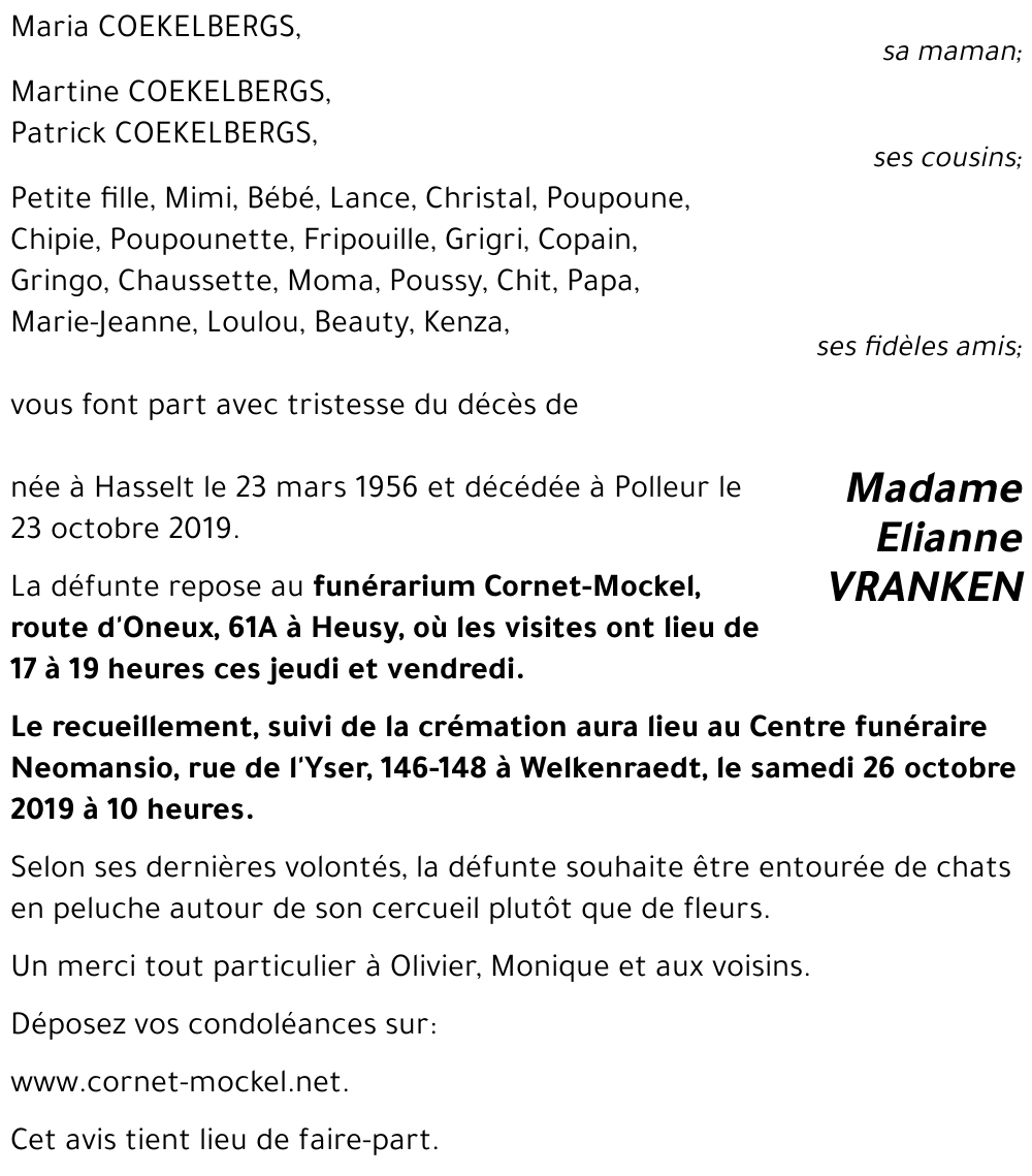 Elianne VRANKEN