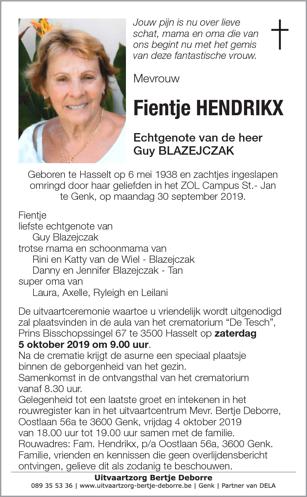 Fientje Hendrikx