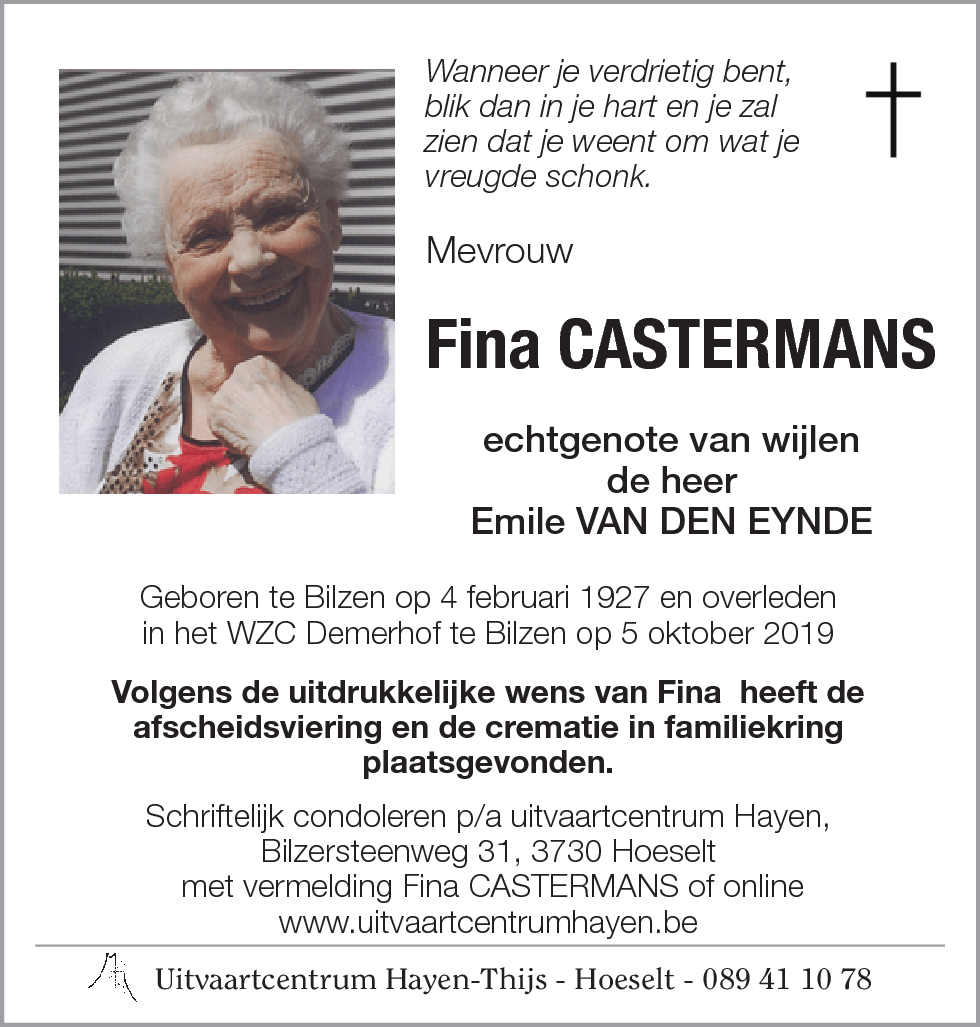 Fina CASTERMANS