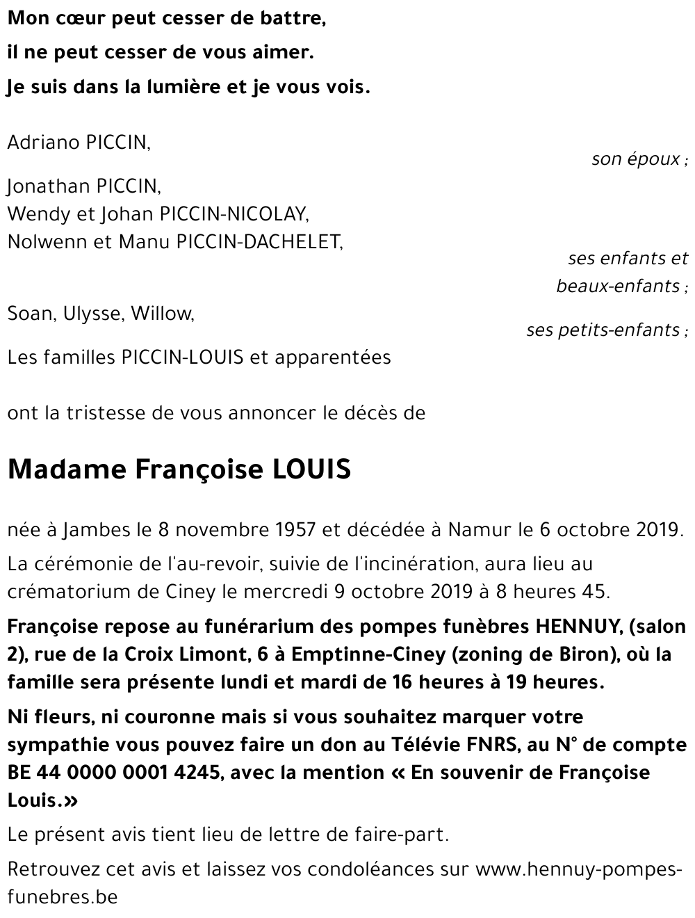 Françoise LOUIS