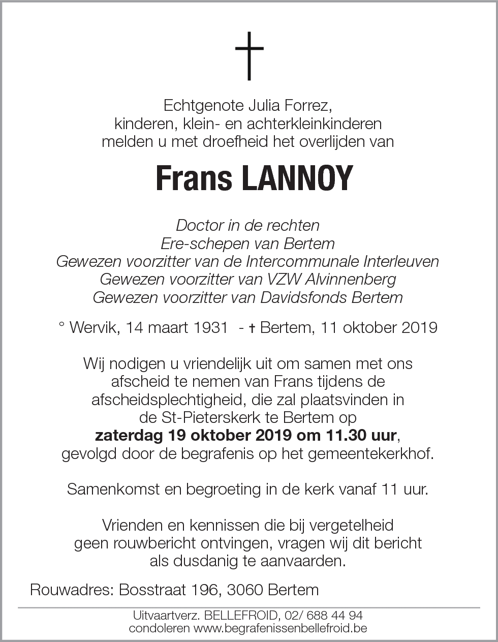 Frans Lannoy
