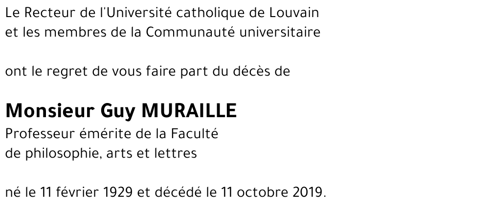 Guy MURAILLE