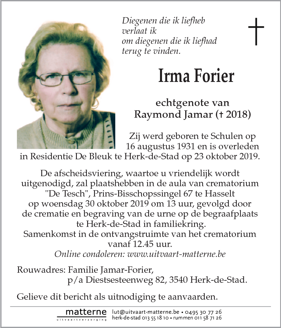 Irma Forier