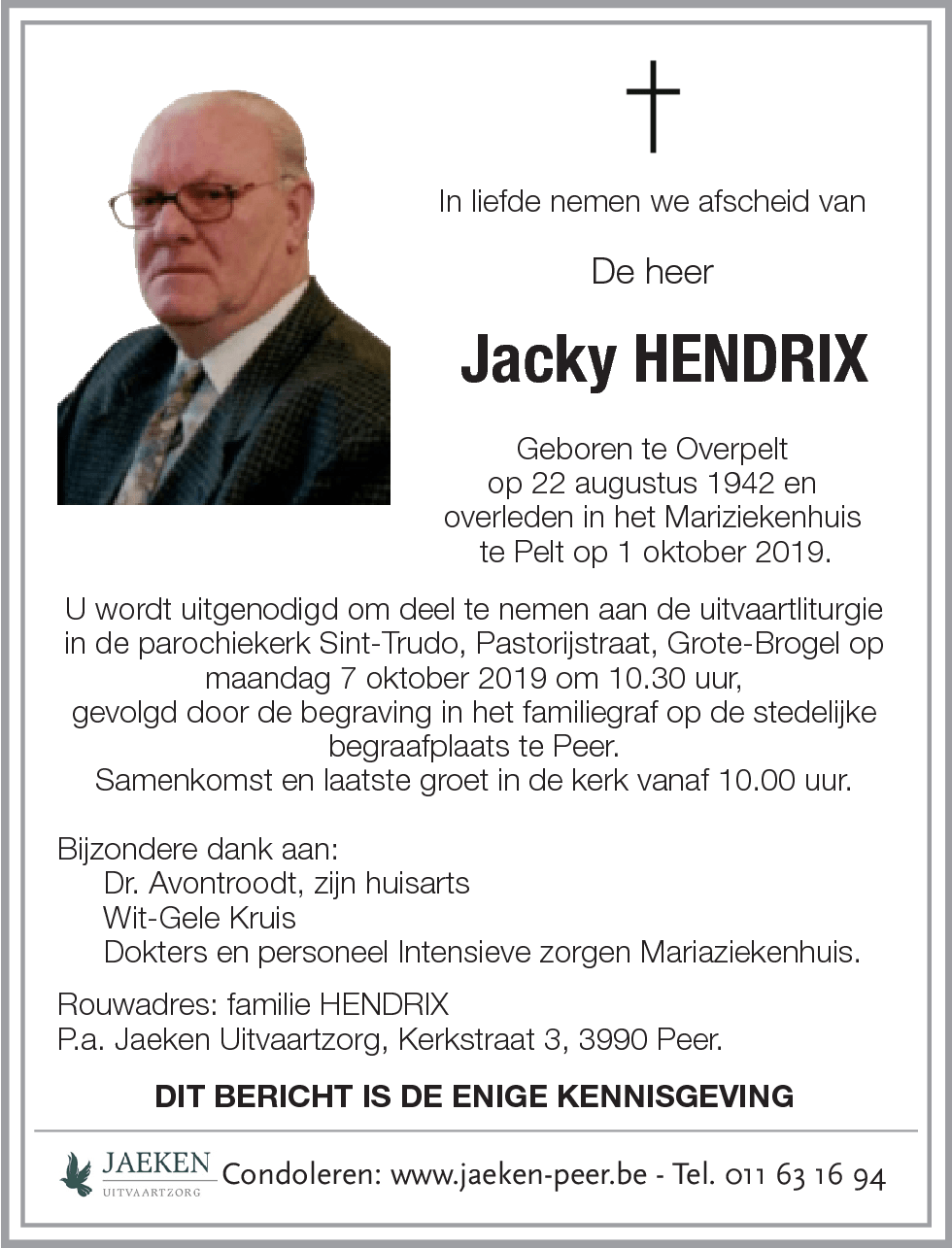 Jacky HENDRIX