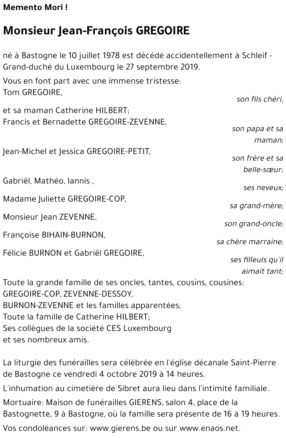 Jean-François GREGOIRE