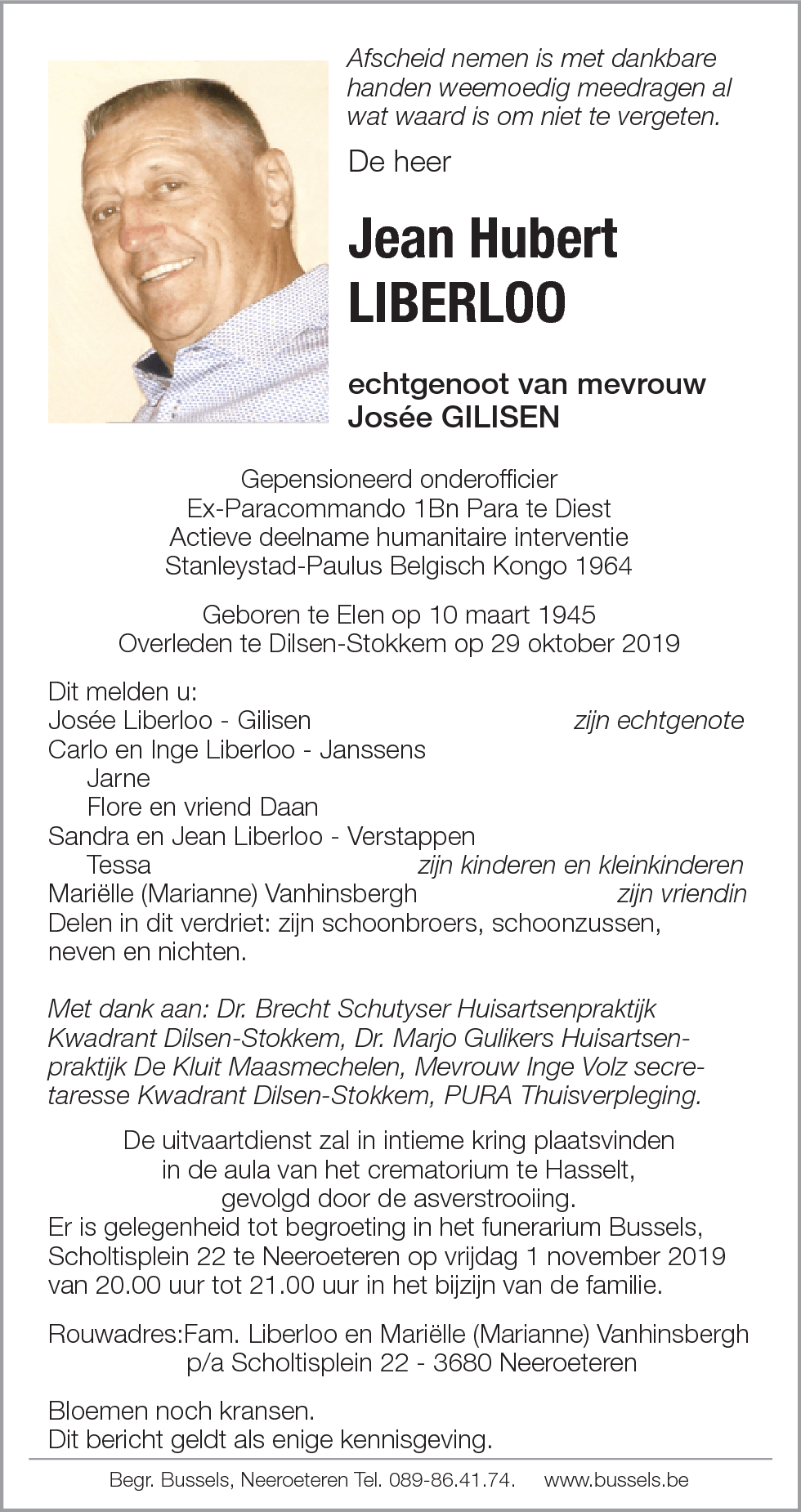 Jean Hubert LIBERLOO