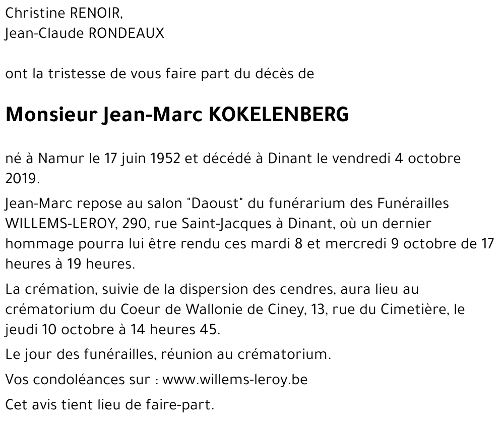 Jean-Marc KOKELENBERG