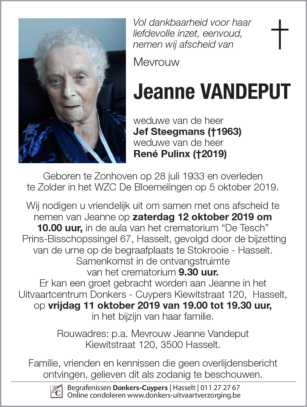 Jeanne Vandeput