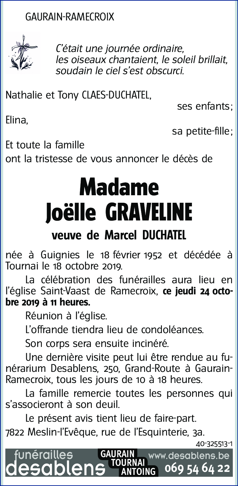 Joëlle GRAVELINE