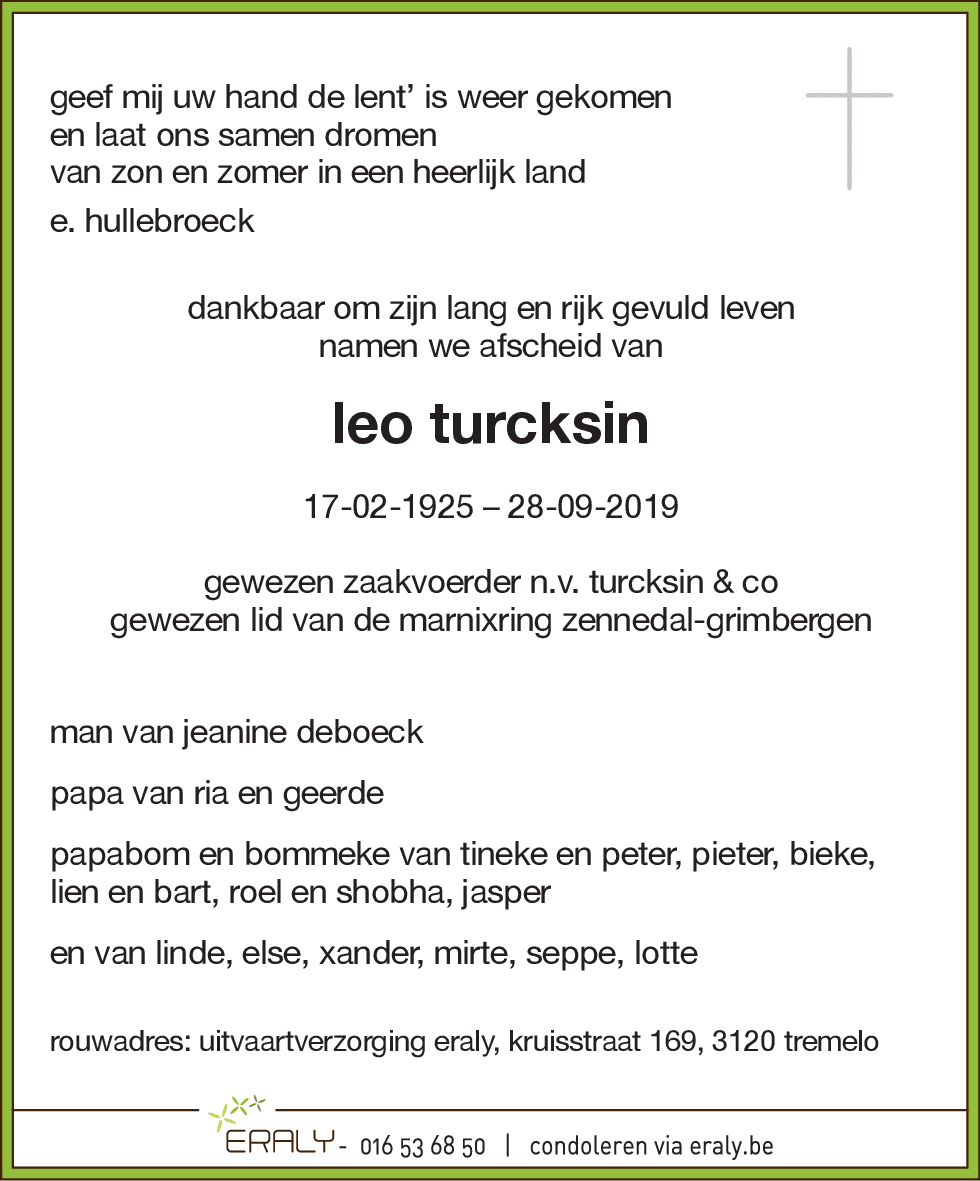 Leo Lodewijk Jozef Turcksin