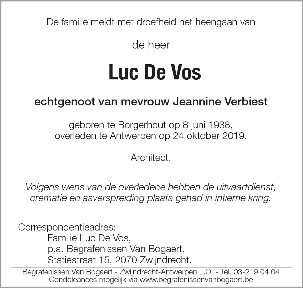 Luc De Vos