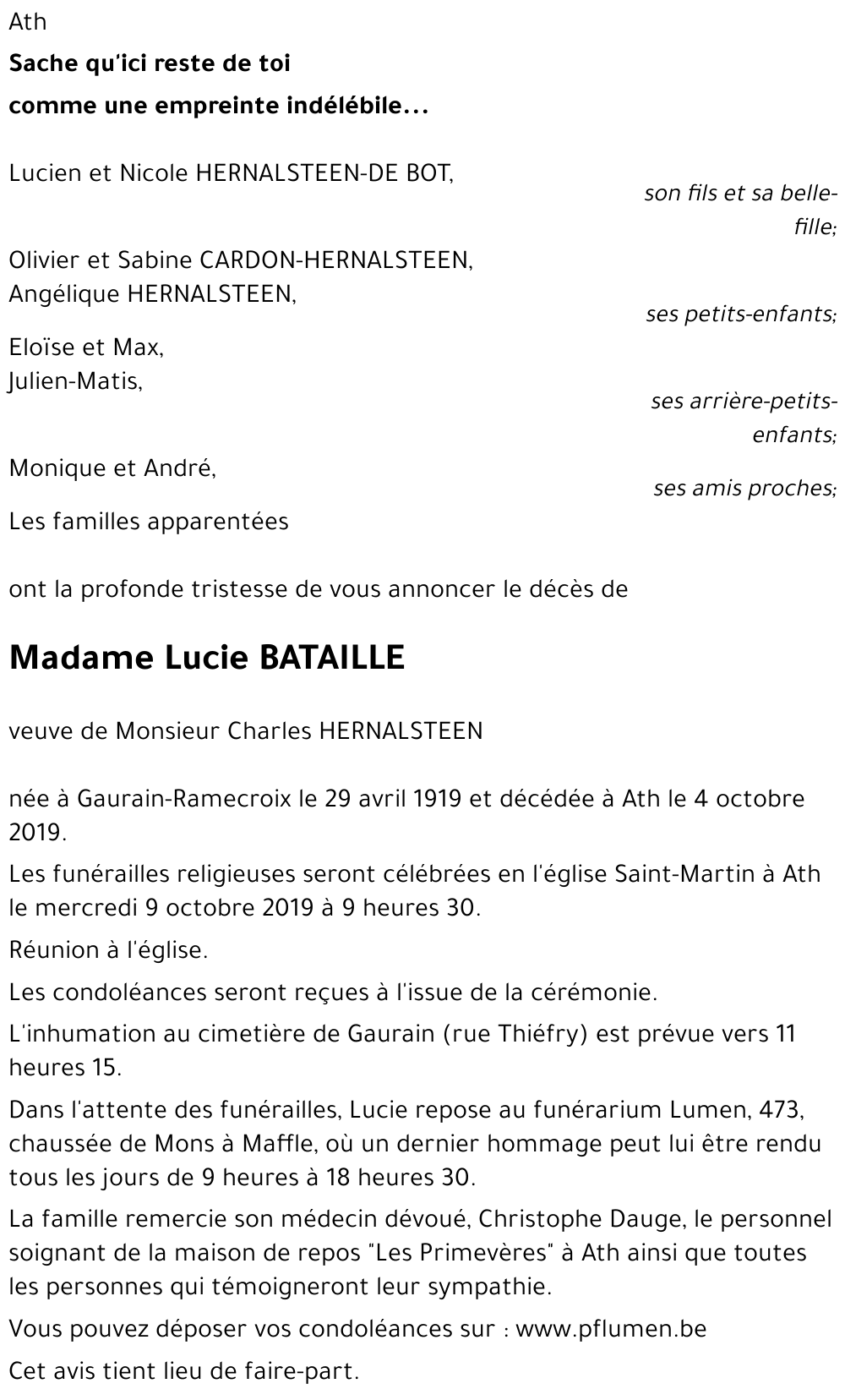 Lucie BATAILLE