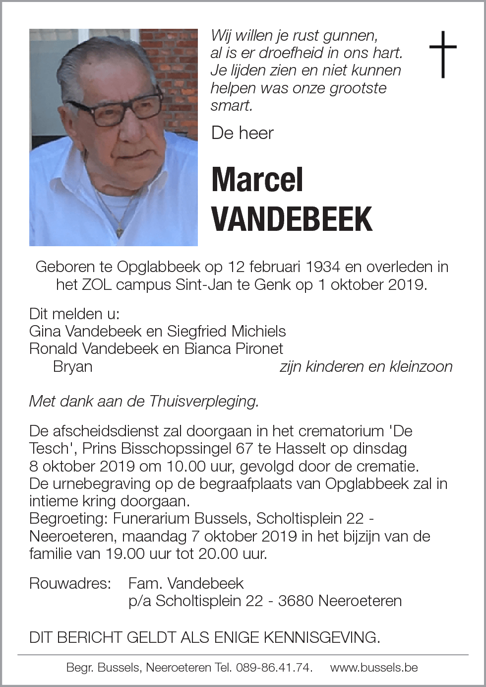 Marcel VANDEBEEK