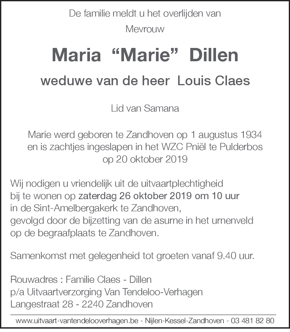 Maria Dillen