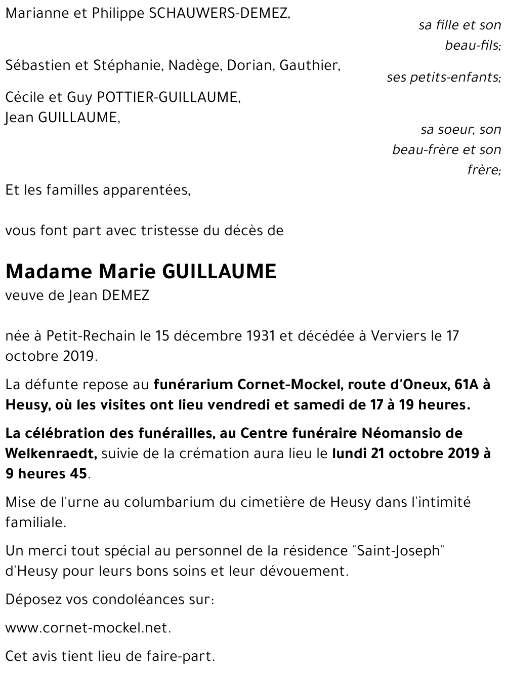 Marie GUILLAUME