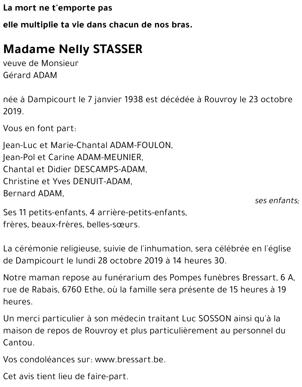 Nelly STASSER 