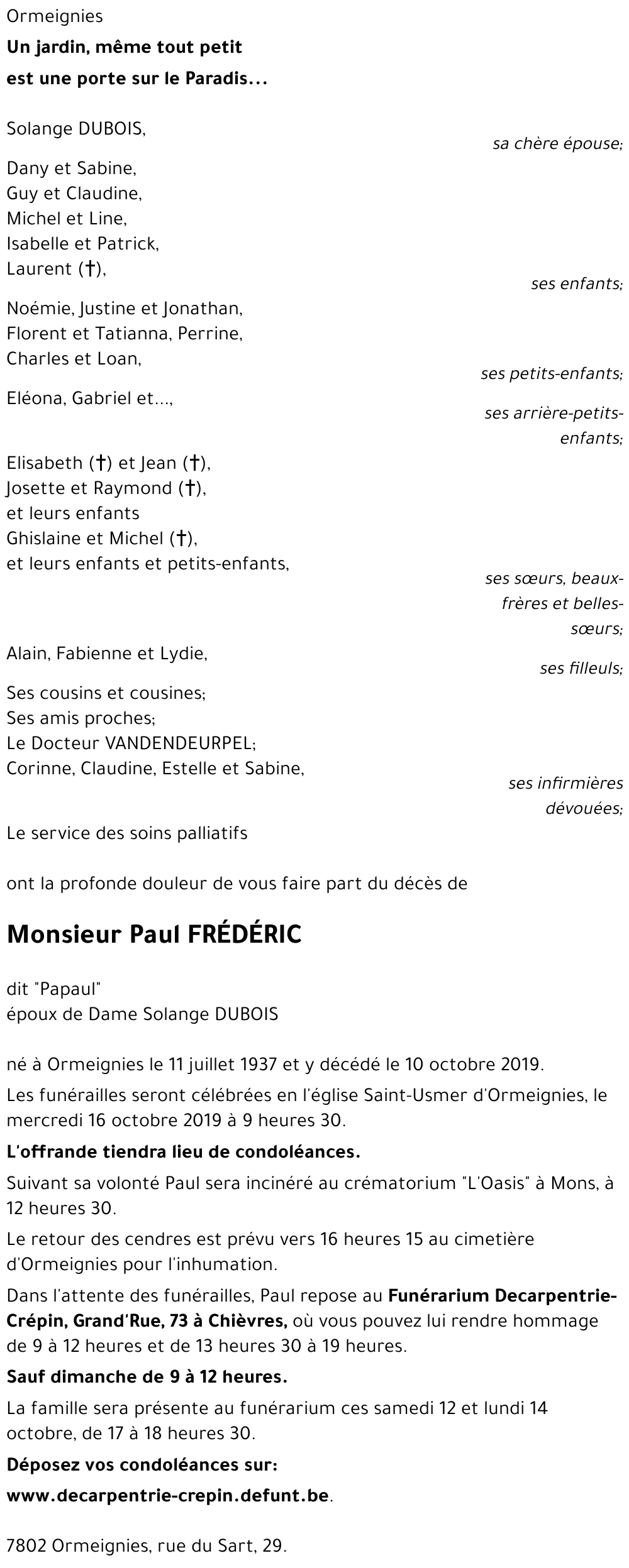 Paul FREDERIC