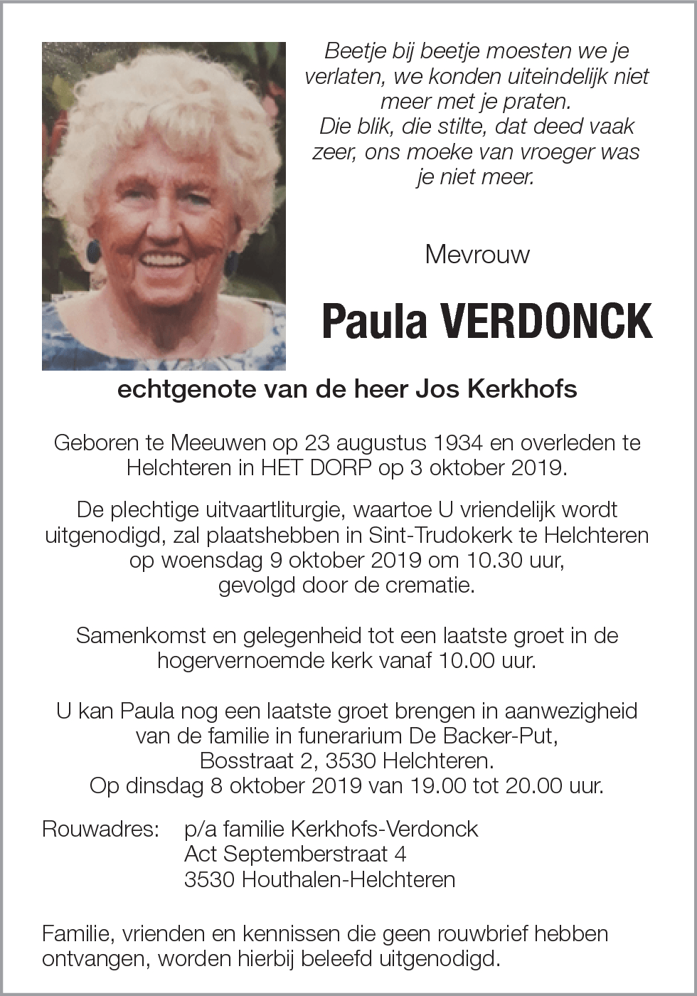 Paula Verdonck