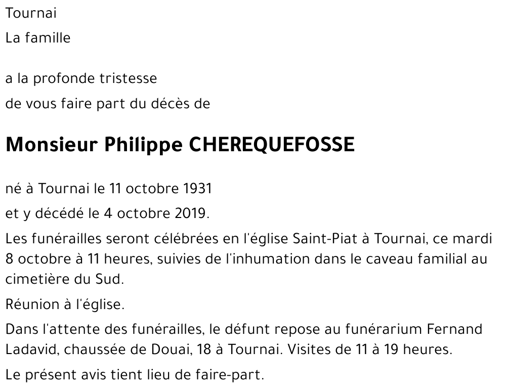 Philippe CHEREQUEFOSSE