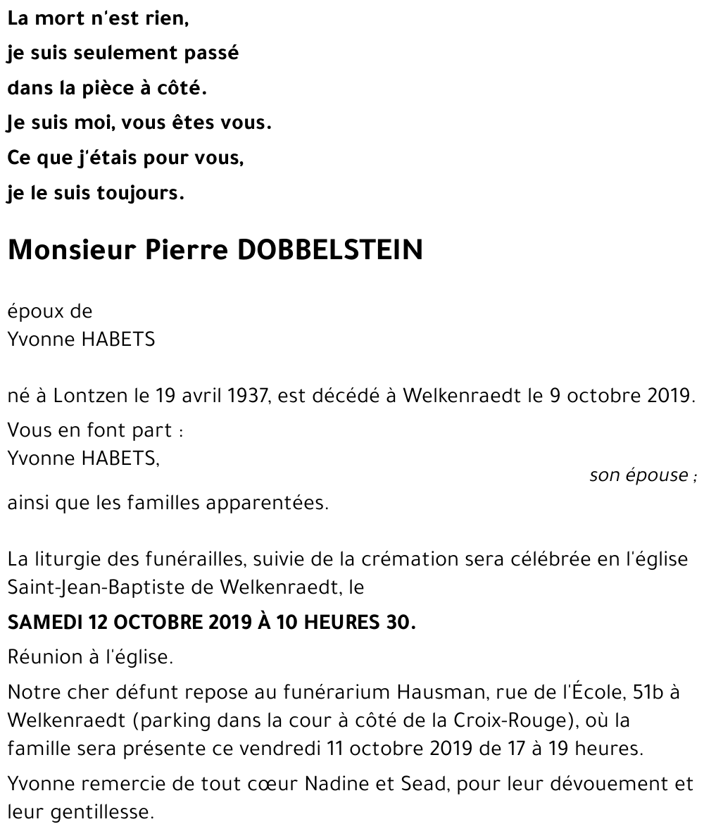 Pierre DOBBELSTEIN